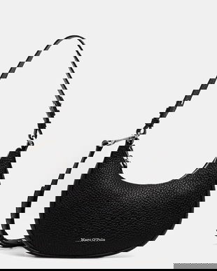 Marc O'Polo poșetă de piele culoarea negru, 5000009284