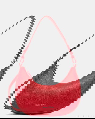 Marc O'Polo poșetă de piele culoarea roșu, 5000009284