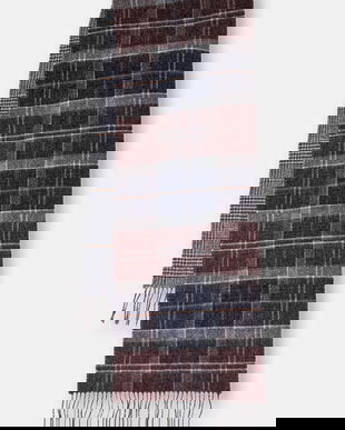 Barbour eșarfă de lână cu imprimeu, USC0401