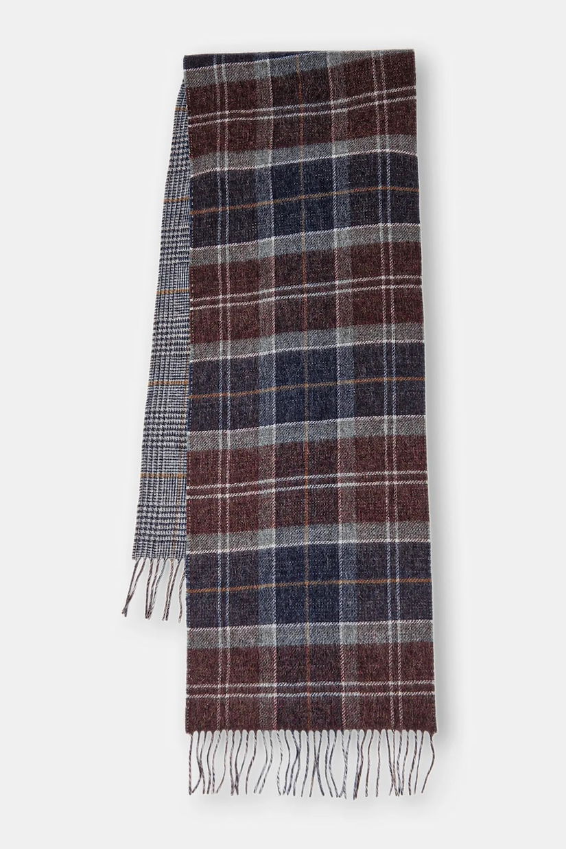 Barbour eșarfă de lână cu imprimeu, USC0401