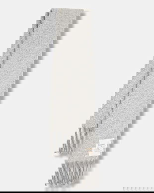 Barbour fular culoarea gri, uni, LSC0458