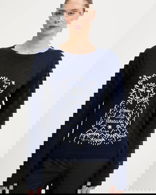 Rossignol pulover de lână JCC culoarea bleumarin, RLOWO09