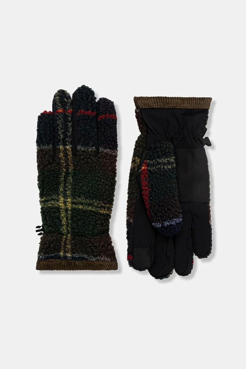 Barbour mănuși culoarea verde, MGL0147