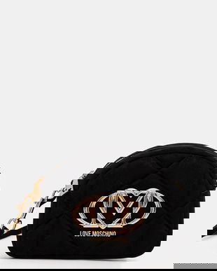 Love Moschino poșetă culoarea negru, JC4315PP0NKE0000