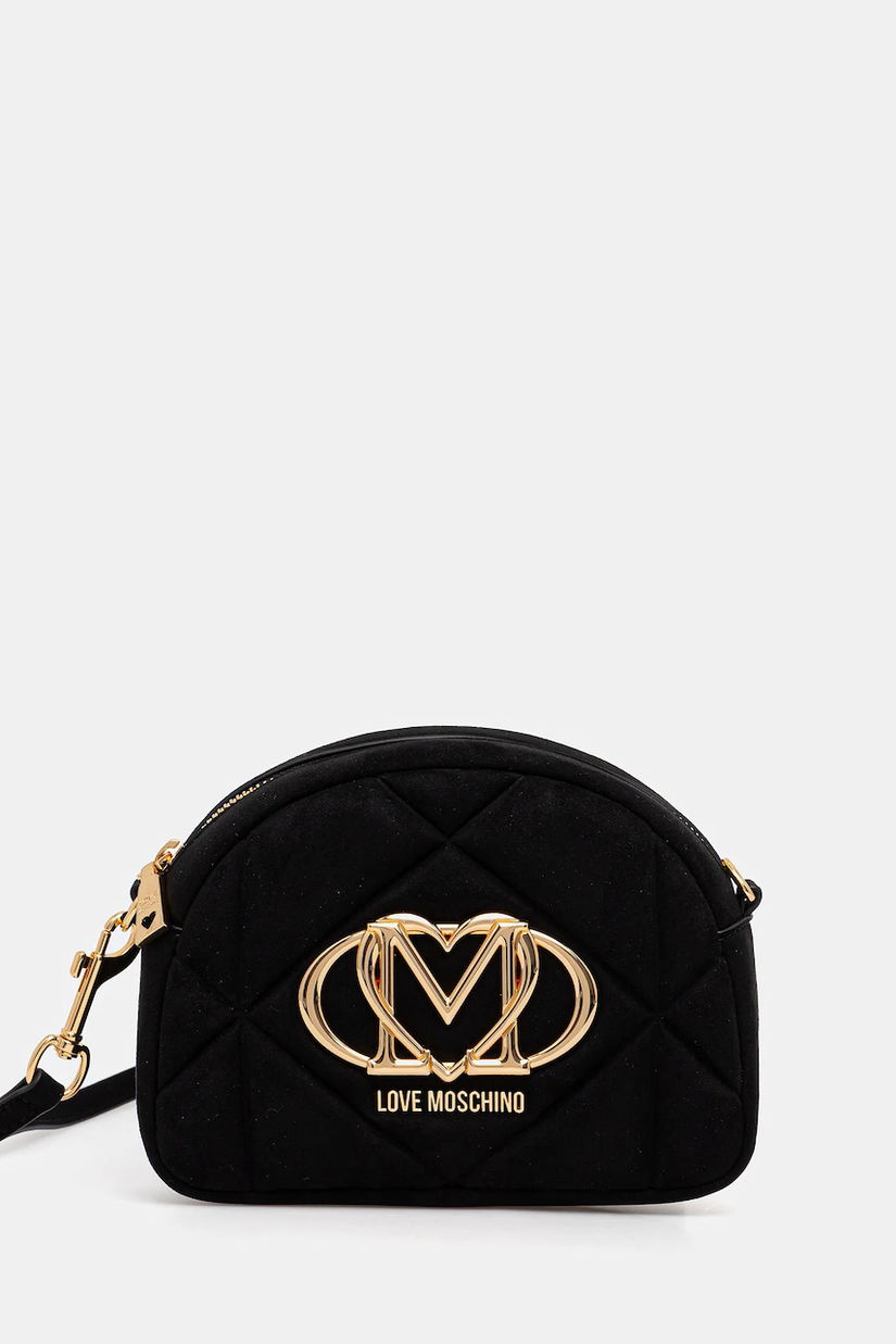 Love Moschino poșetă culoarea negru, JC4315PP0NKE0000