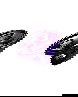 Diesel inel cu ceas D-Era Watch Ring culoarea violet, DZ5624