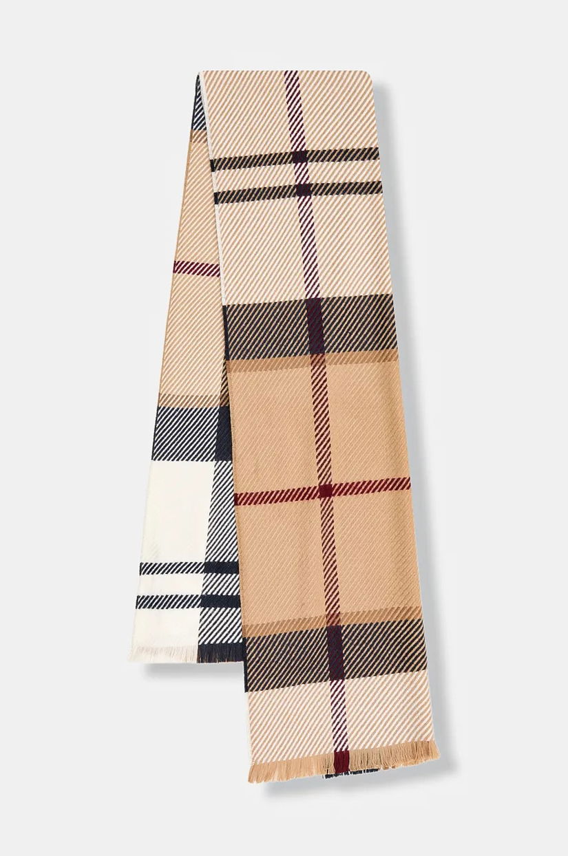 Barbour fular culoarea maro, cu imprimeu, LSC0308