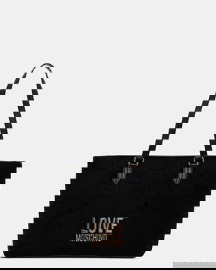 Love Moschino poșetă culoarea negru, JC4123PP0NKB100A