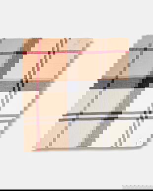 Barbour eșarfă din lână culoarea bej, cu imprimeu, LSC0478