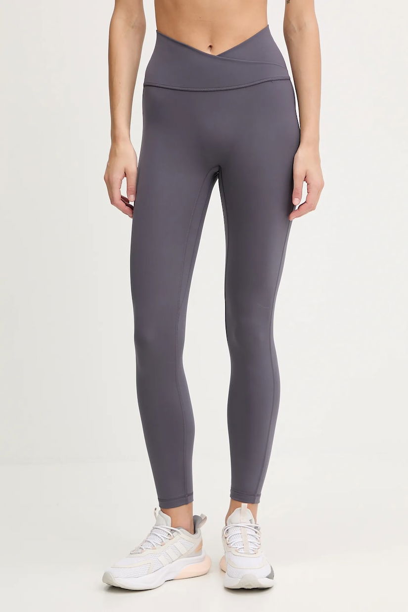 adidas Performance leggins de antrenament culoarea gri, uni, KT3285