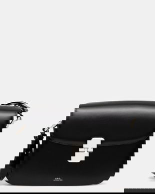 A.P.C. geantă de piele Sac Grace culoarea negru, PXBVN.F61412