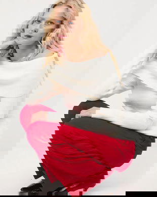 Medicine pulover culoarea bej