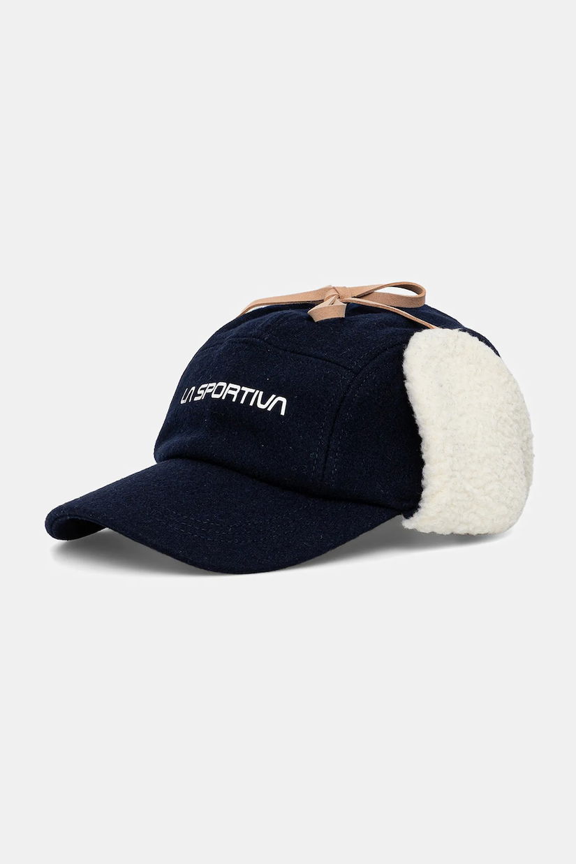 LA Sportiva șapcă de baseball din amestec de lână Forest Earflap culoarea bleumarin, ZZCH044