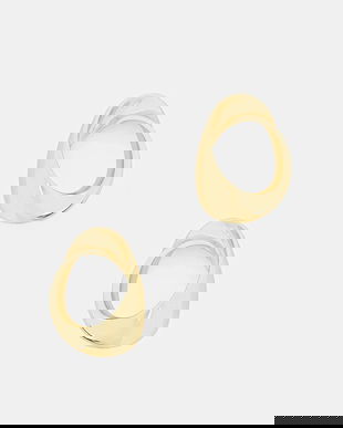 Answear.LAB cercei din argint placați cu aur