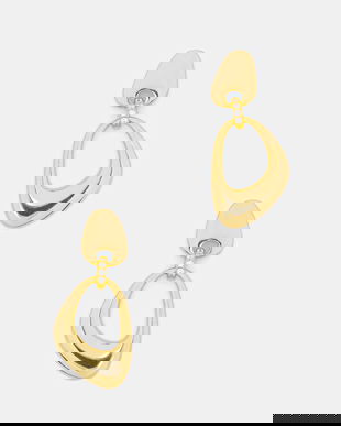 Answear.LAB cercei din argint placat cu aur