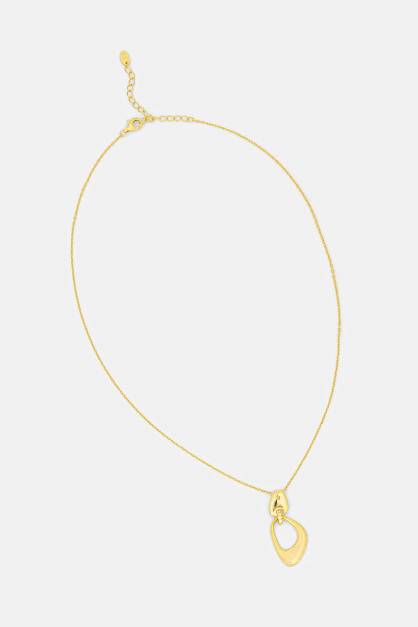 Answear.LAB colier din argint placat cu aur