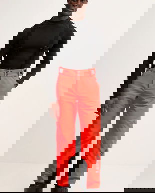 Rossignol pantaloni de schi HERO culoarea roșu, RLOMP15