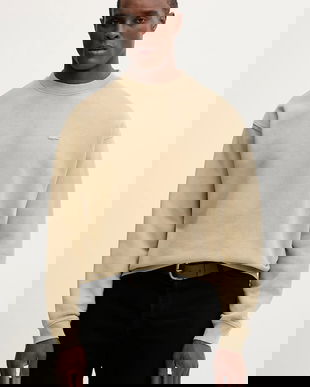 Lacoste hanorac de bumbac culoarea bej, neted