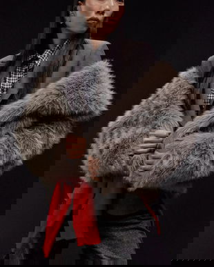 Answear.LAB sacou culoarea gri, un singur rand de nasturi, neted