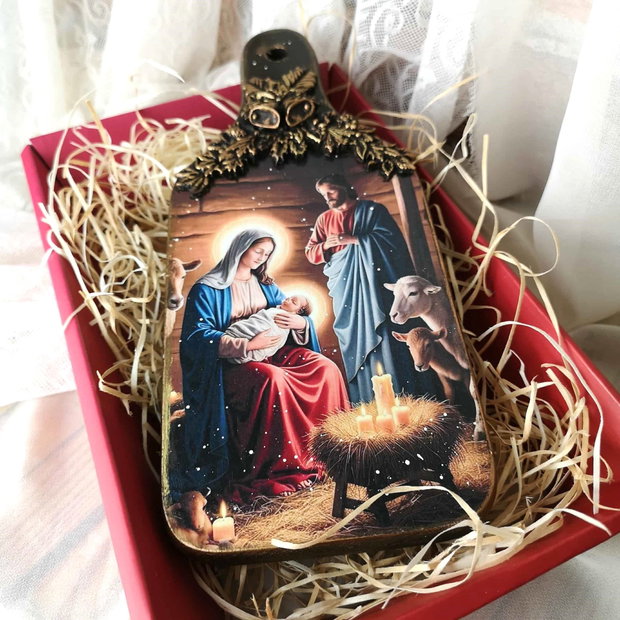 Decoratiune cu tema religioasa - Lumina de la Iesle