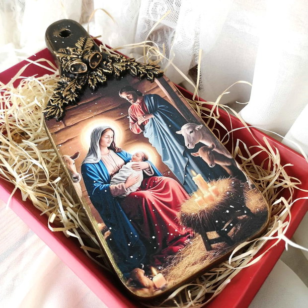 Decoratiune cu tema religioasa - Lumina de la Iesle