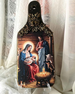 Decoratiune cu tema religioasa - Lumina de la Iesle