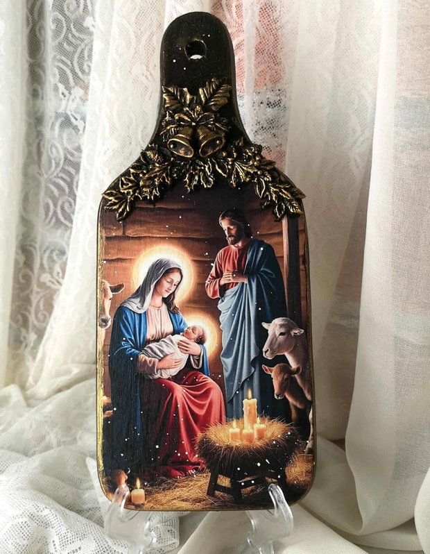 Decoratiune cu tema religioasa - Lumina de la Iesle
