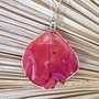 Pandantiv petala de trandafir cu montura argint 925