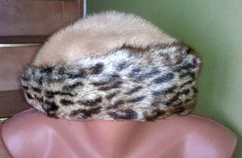 CACIULA ELEGANTA NURCA SI LEOPARD