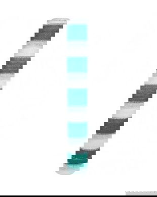 Plasa umbrire multicolor Alb-Verde 10x1.7 metri [GU] 80%