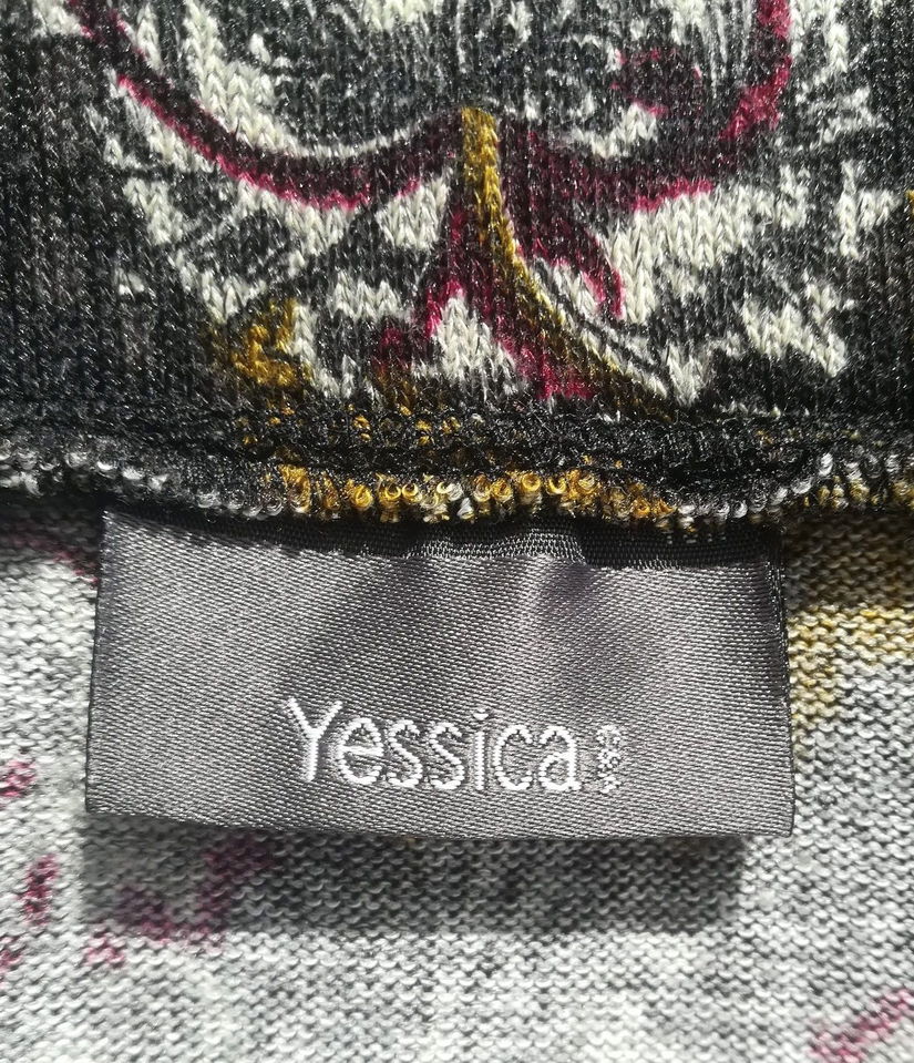 fusta tricot floral , Yessica , L