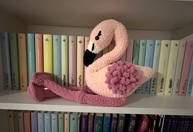 Flamingo crosetat