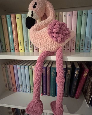 Flamingo crosetat