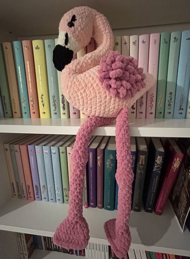 Flamingo crosetat
