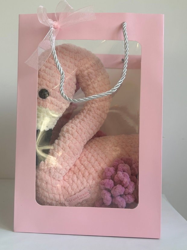Flamingo crosetat