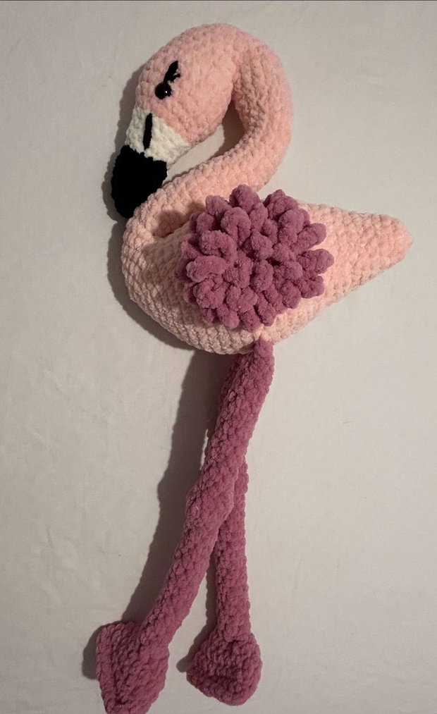 Flamingo crosetat
