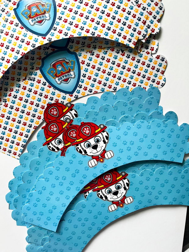 Învelitori brioșe Paw Patrol