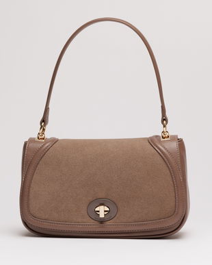 Geanta maro din piele ecologica cu maner rotund