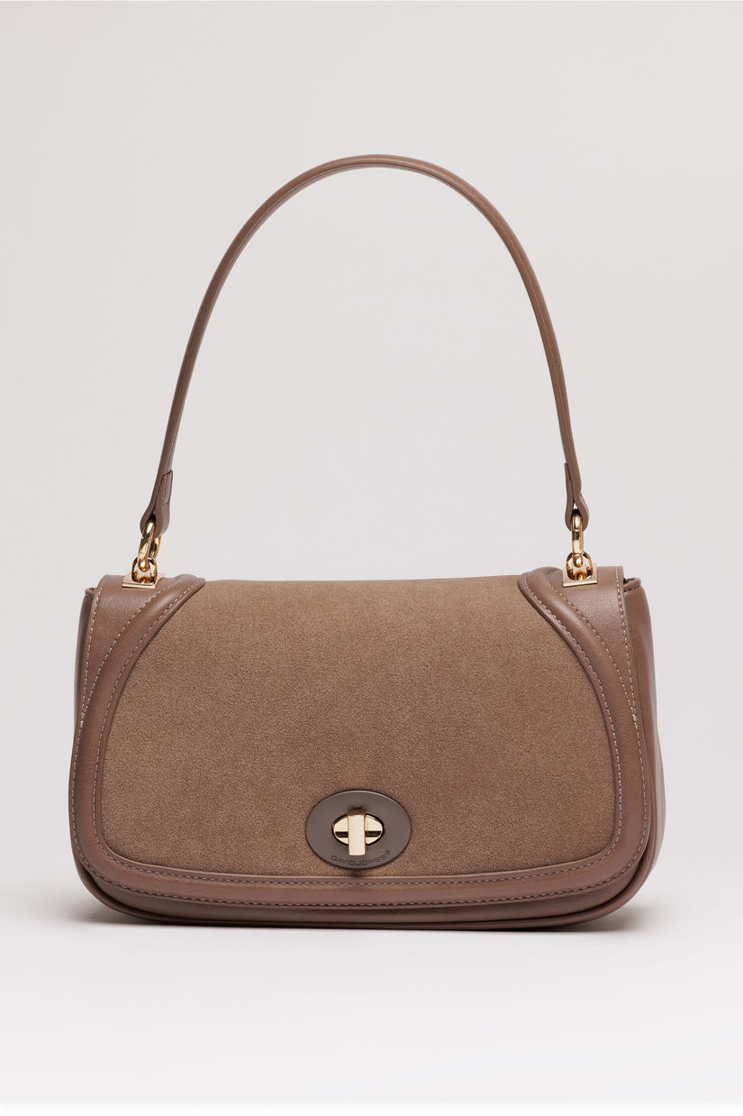 Geanta maro din piele ecologica cu maner rotund