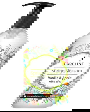 Sapun Lichid pentru Maini - Careline Spring Blossom Vanilla & Apple Hand Soap, 500 ml