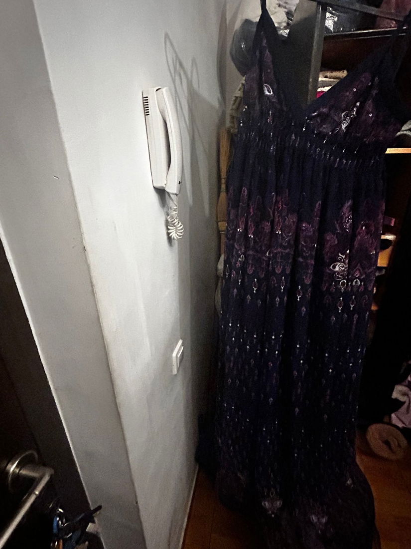 Rochie lunga bleumarin