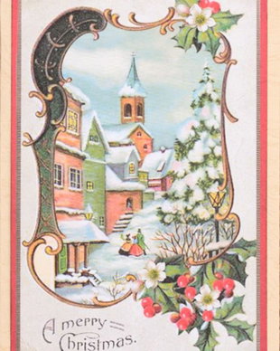 Felicitare: Vintage Christmas