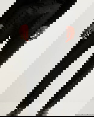 Paul Smith pantaloni bărbați, culoarea negru, mulata, M1R-408Z-P01934