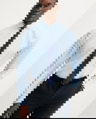 Paul Smith cămașă din bumbac bărbați, cu guler clasic, slim, M1R-790Y-M00050