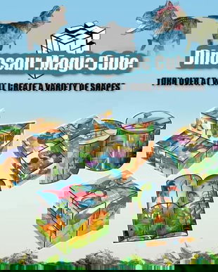 Jucarie pentru copii -Cub magic, cu schimbare de forma