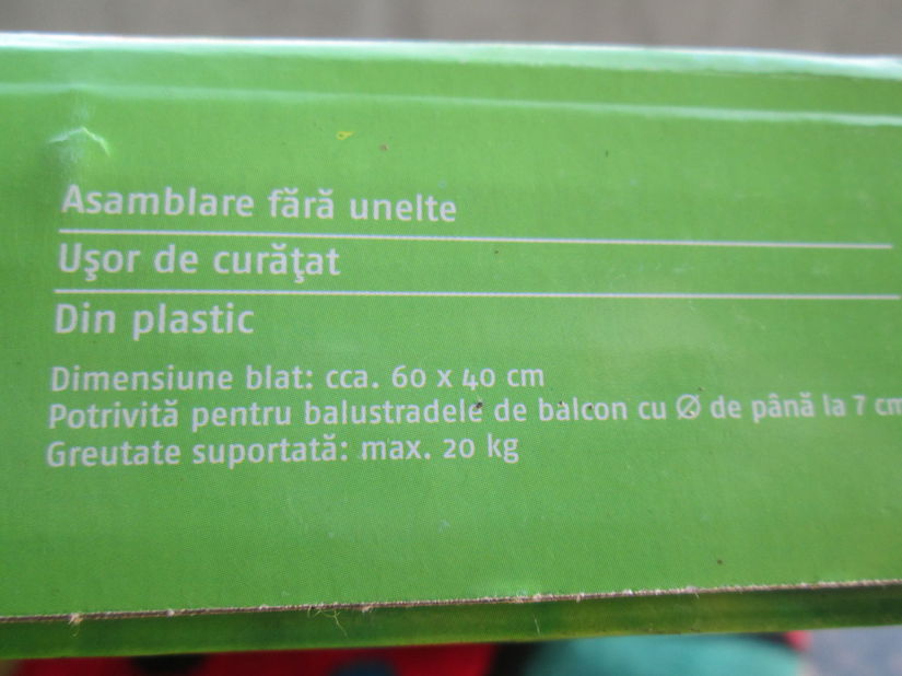 masa rabatabila noua balcon