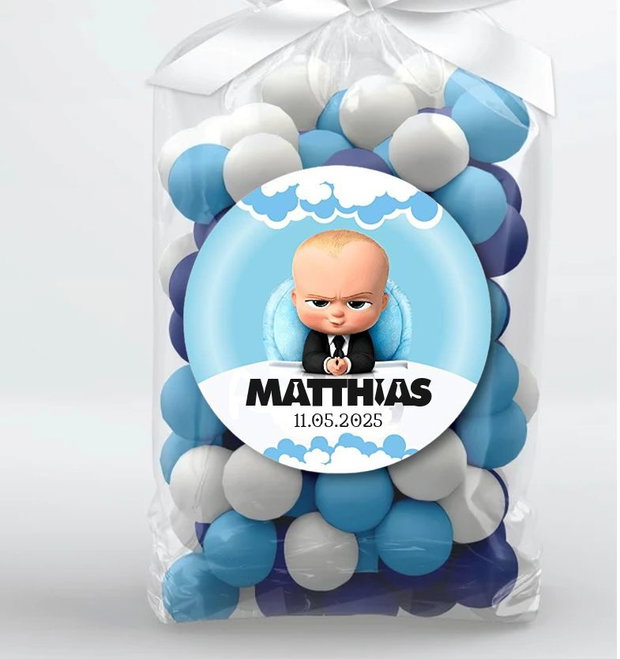 Etichete mărturii botez sau aniversări băieței Baby boss