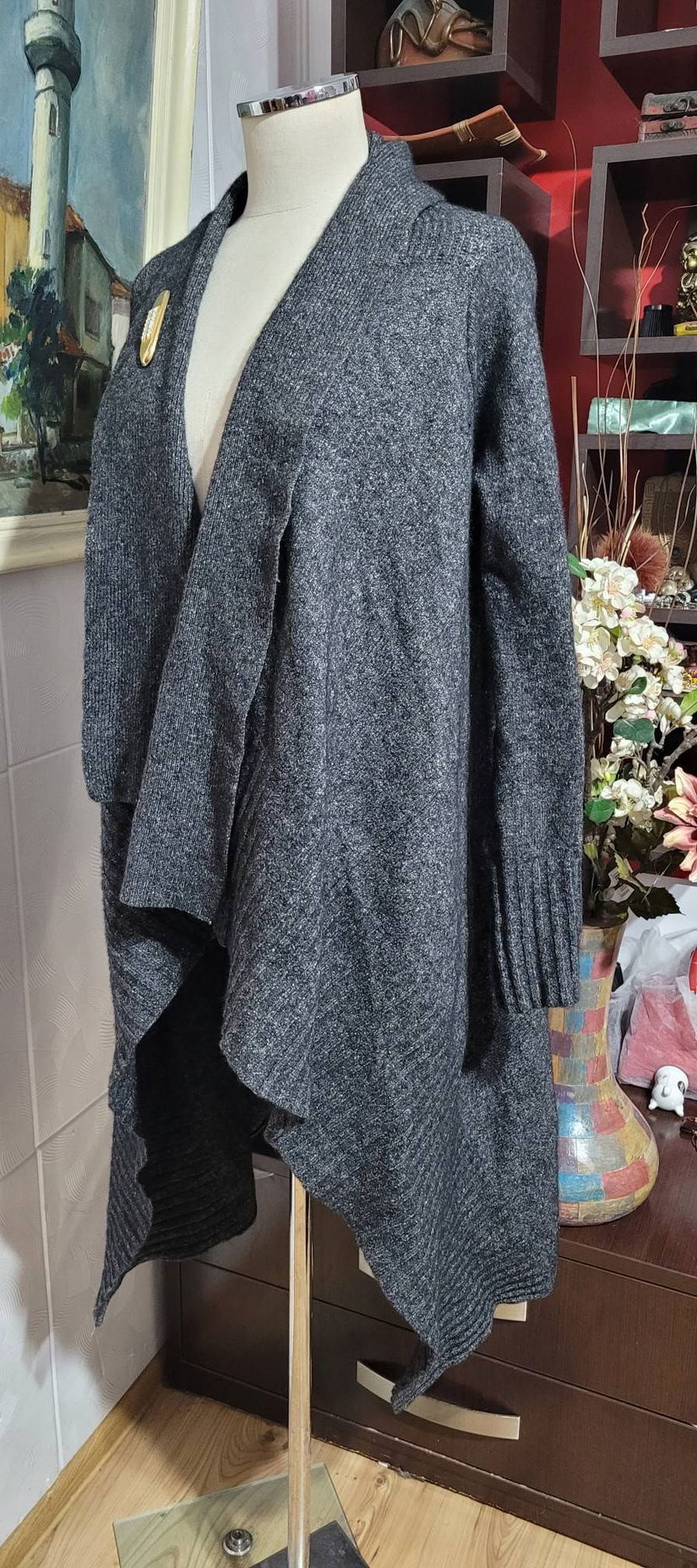 Cardigan asimetric marime unica