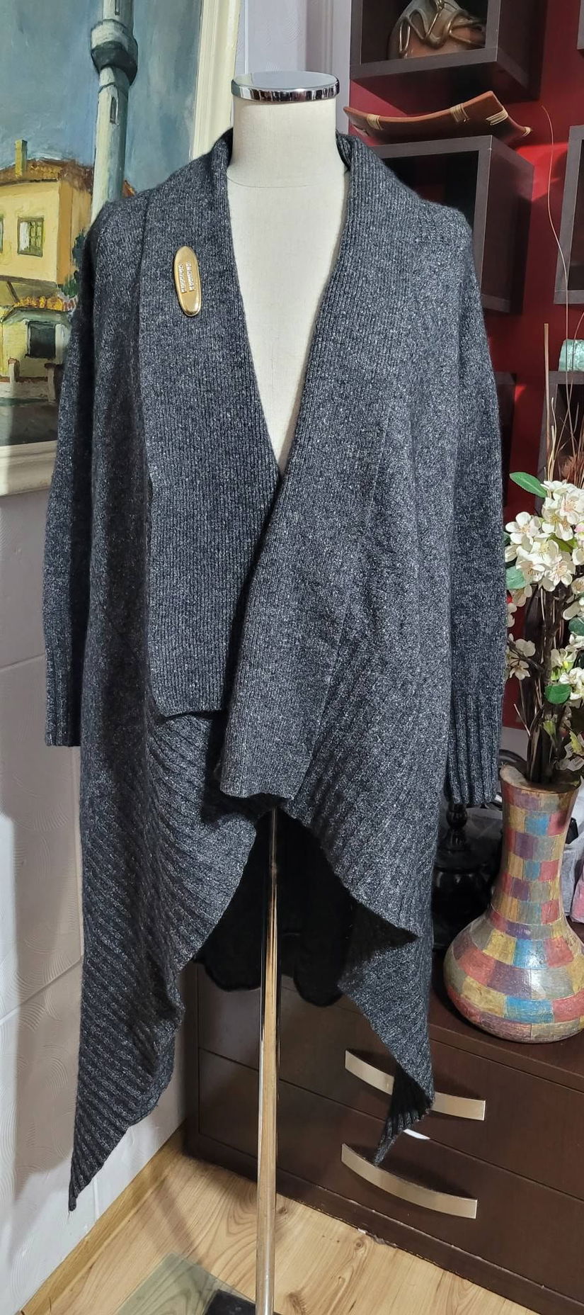 Cardigan asimetric marime unica