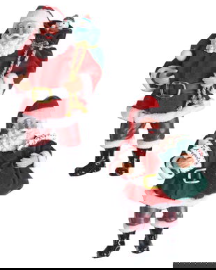 Set ornamente brad Mos Craciun